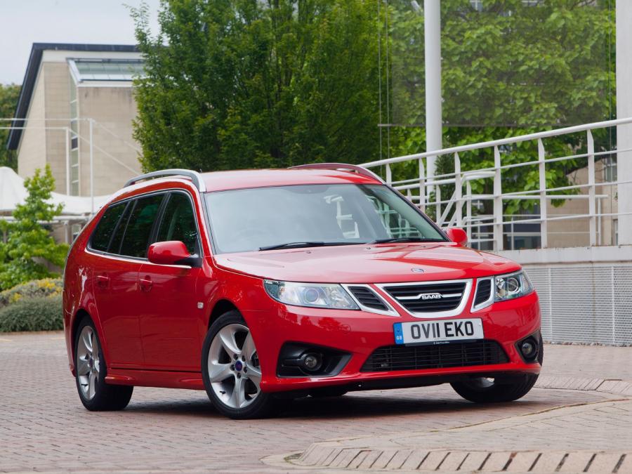 Saab 9-3 Griffin SportCombi (UK) '2011